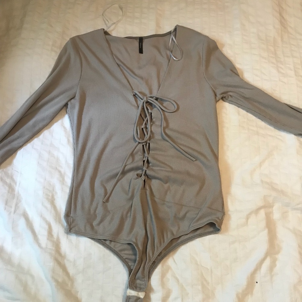 Lace up bodysuit